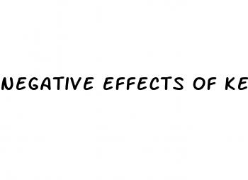 negative effects of keto gummies