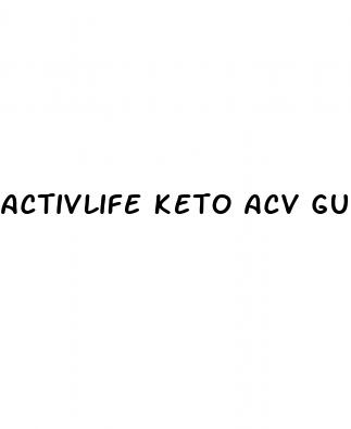 activlife keto acv gummies