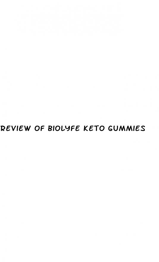 review of biolyfe keto gummies