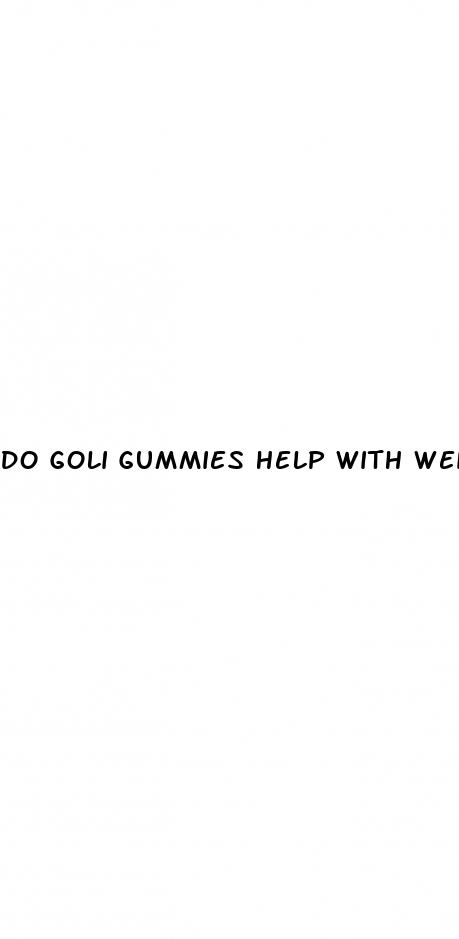 do goli gummies help with weight loss