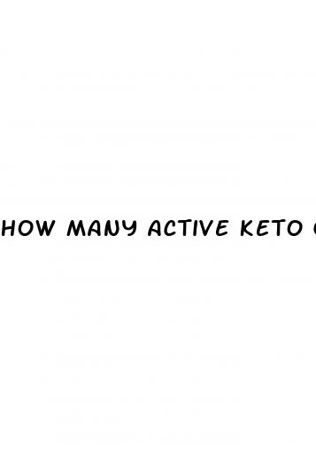 how many active keto gummies per day