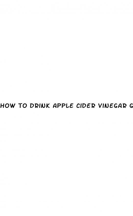 how to drink apple cider vinegar gummies for weight loss