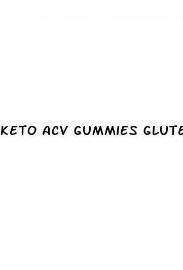 keto acv gummies gluten free