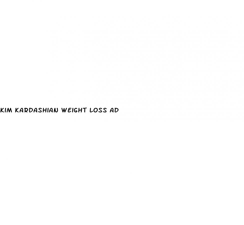 kim kardashian weight loss ad