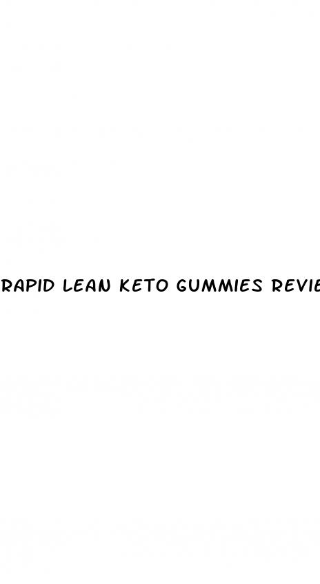 rapid lean keto gummies reviews and complaints