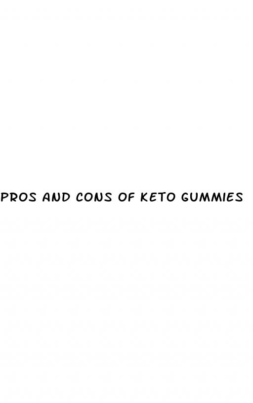 pros and cons of keto gummies