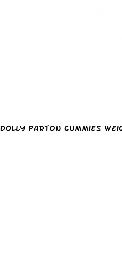 dolly parton gummies weight loss