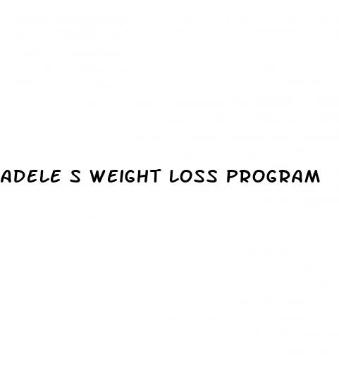 adele s weight loss program