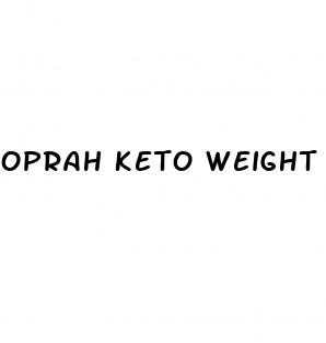 oprah keto weight loss