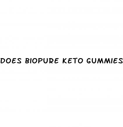 does biopure keto gummies work