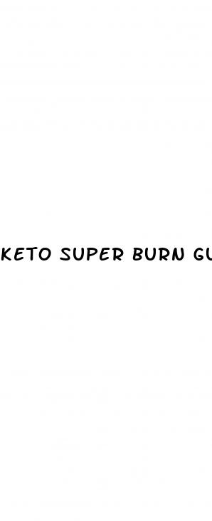 keto super burn gummies