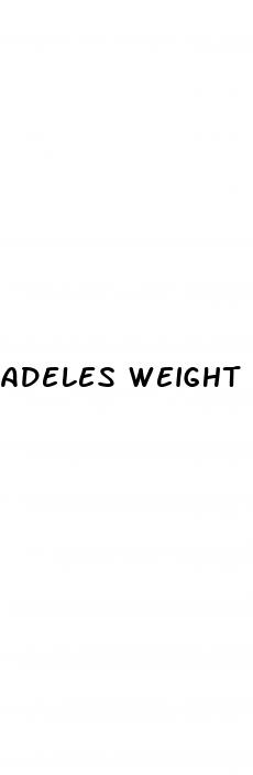 adeles weight loss method