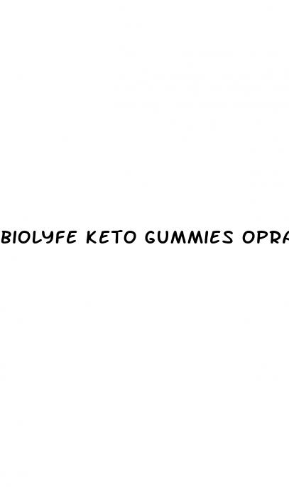 biolyfe keto gummies oprah winfrey