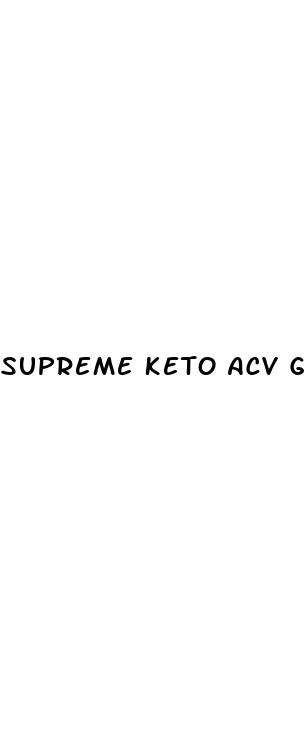 supreme keto acv gummies ingredients