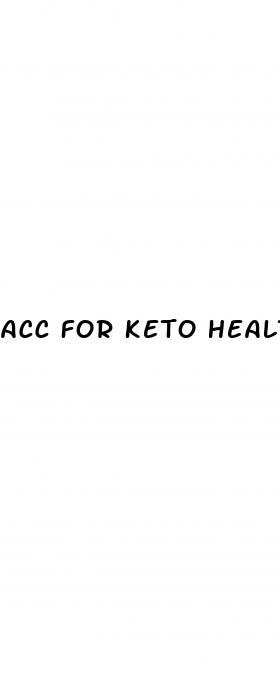 acc for keto health gummies