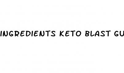 ingredients keto blast gummies