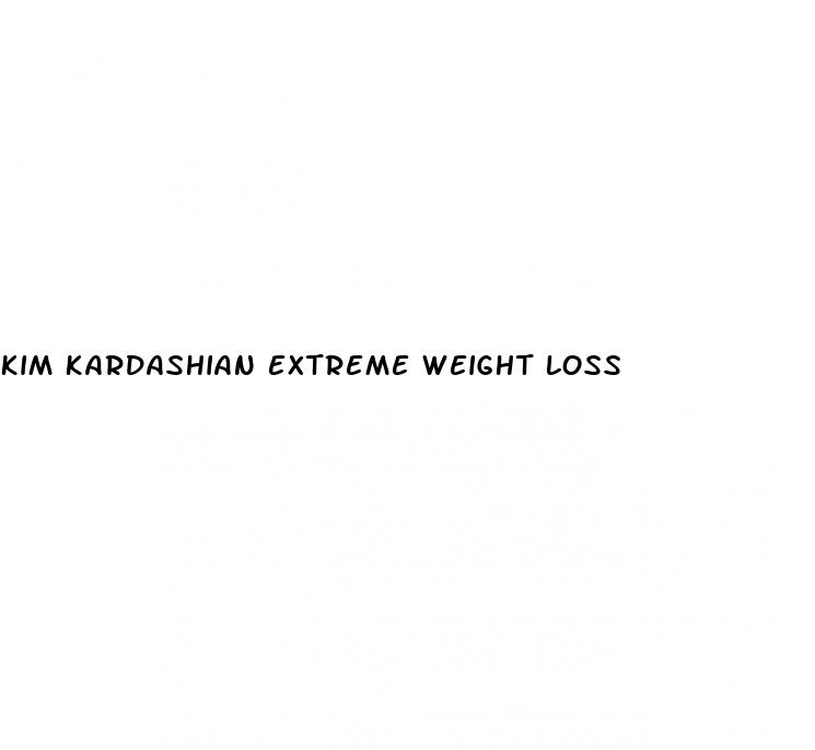 kim kardashian extreme weight loss