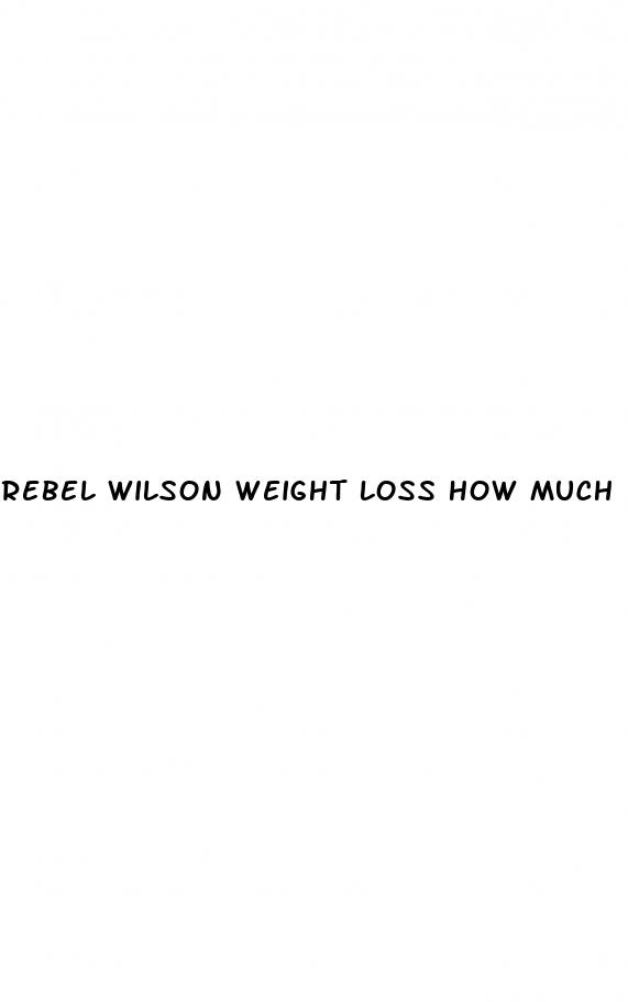 rebel wilson weight loss how much