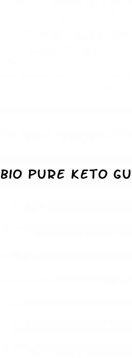 bio pure keto gummies directions