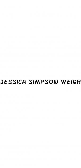 jessica simpson weight loss lie