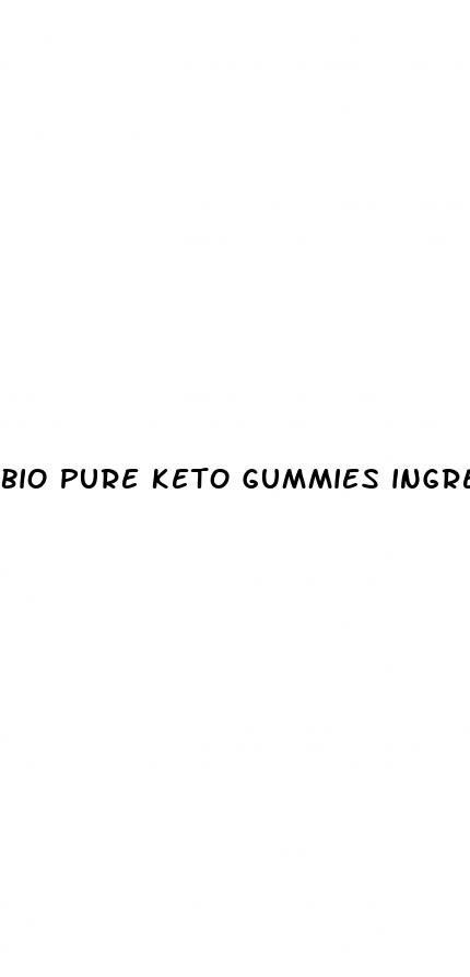 bio pure keto gummies ingredients