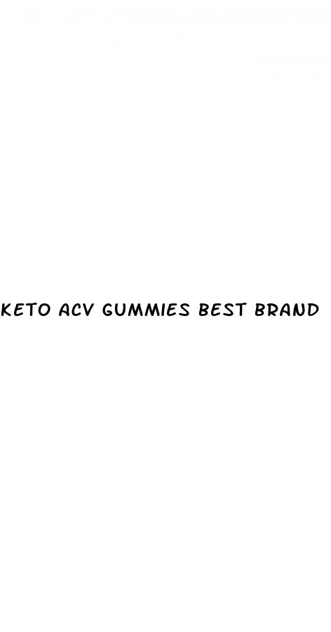 keto acv gummies best brand