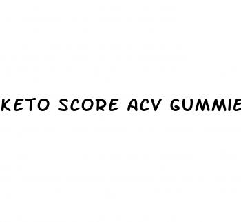 keto score acv gummies canada