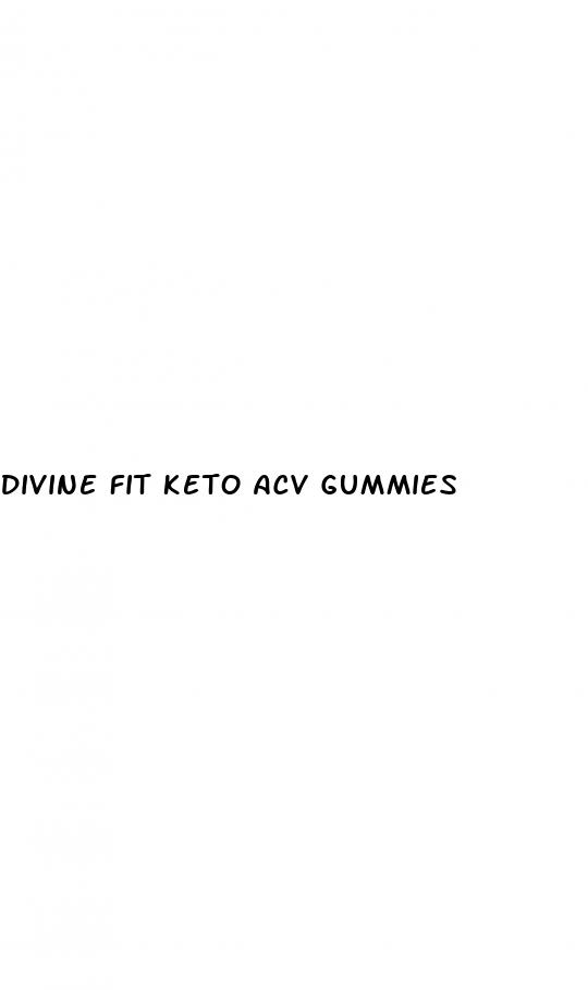 divine fit keto acv gummies