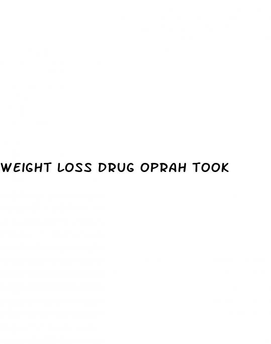 weight loss drug oprah took