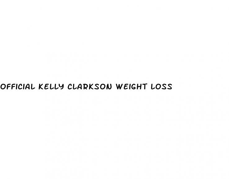 official kelly clarkson weight loss