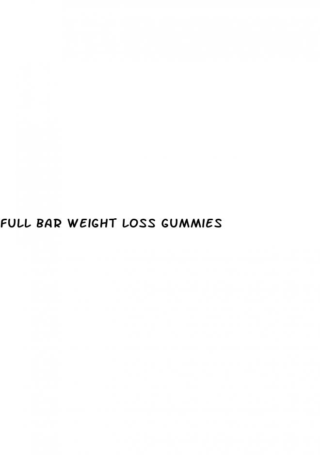 full bar weight loss gummies