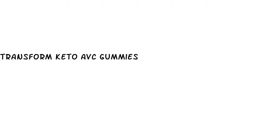 transform keto avc gummies