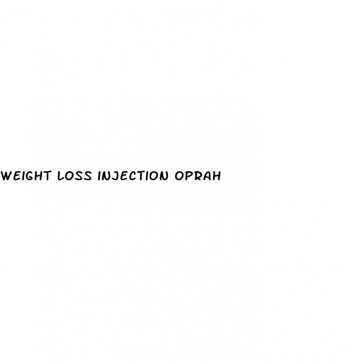 weight loss injection oprah