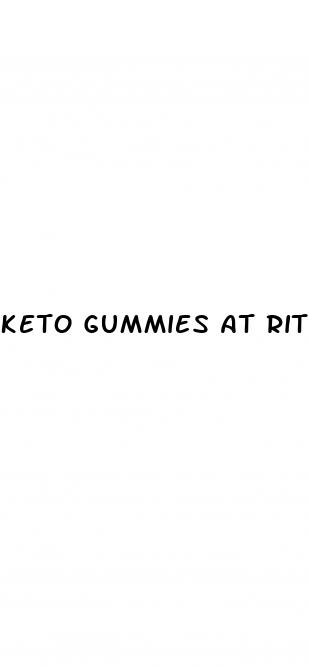 keto gummies at rite aid