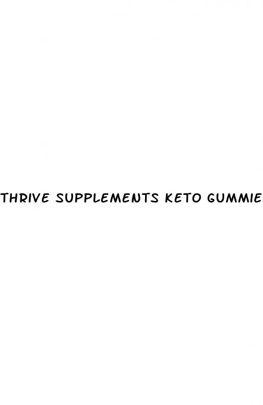 thrive supplements keto gummies