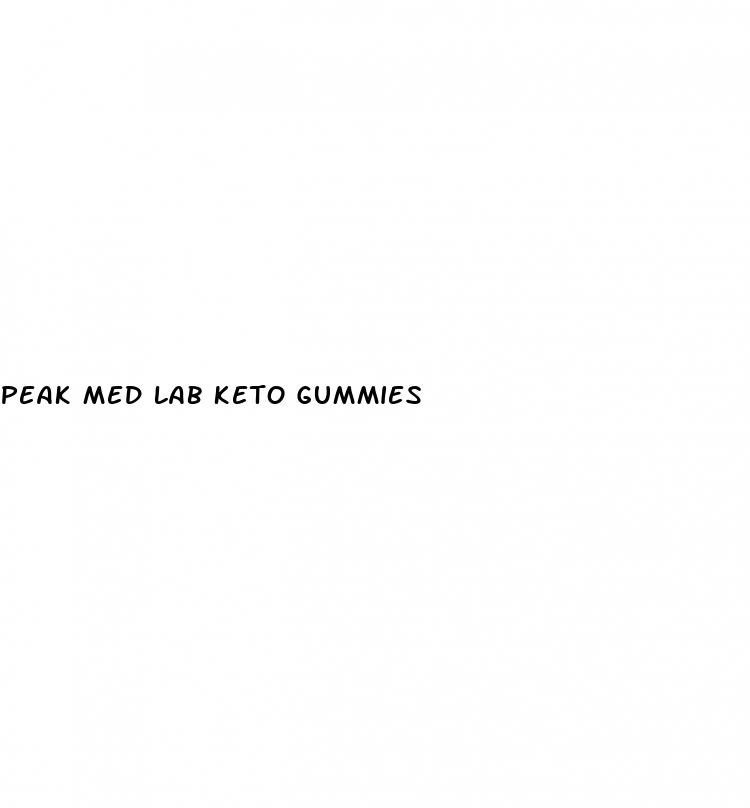 peak med lab keto gummies