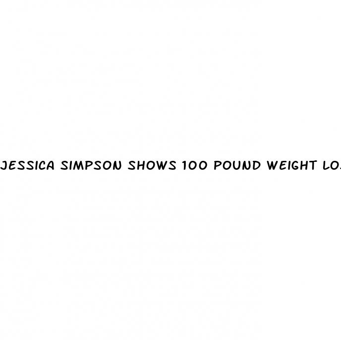 jessica simpson shows 100 pound weight loss in christmas pic