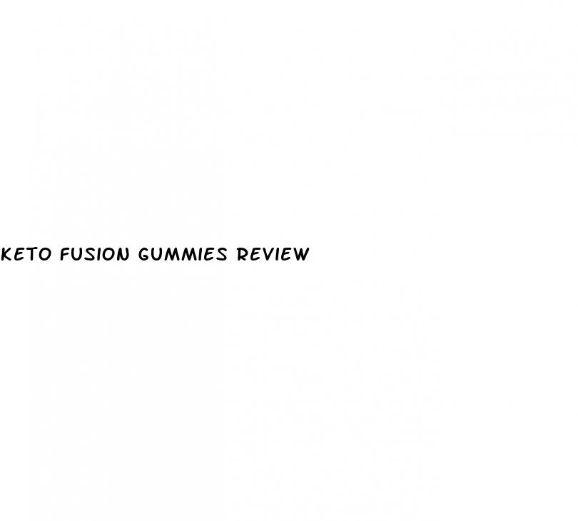 keto fusion gummies review