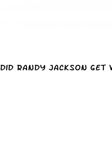 did randy jackson get weight loss surgery