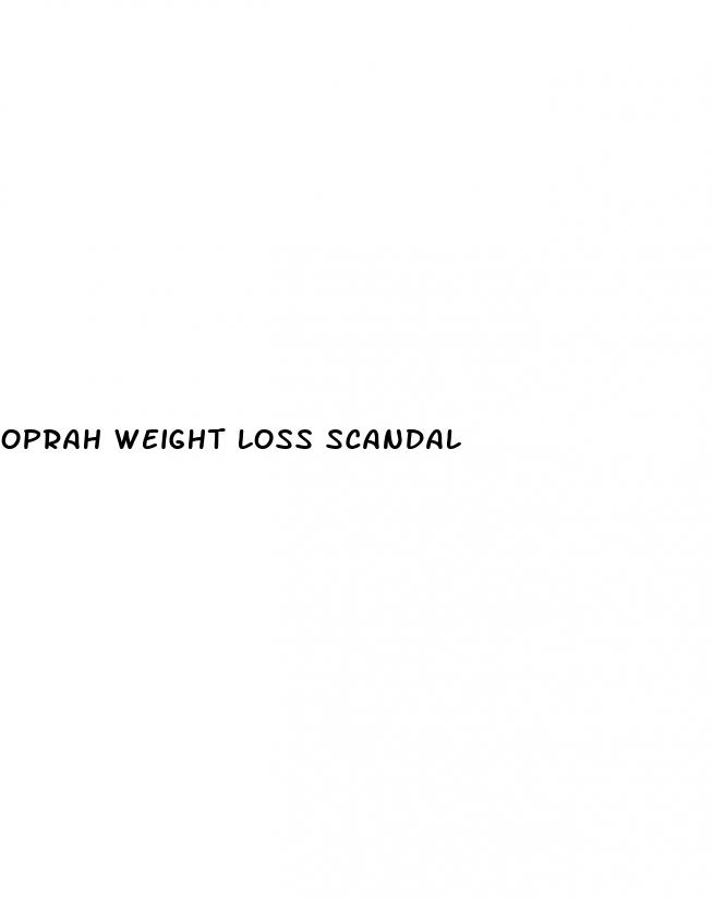 oprah weight loss scandal