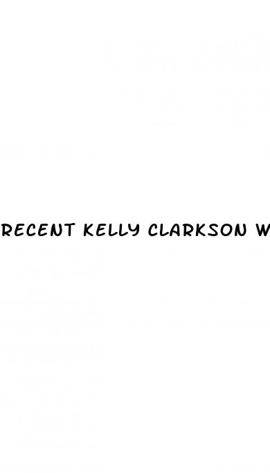 recent kelly clarkson weight loss