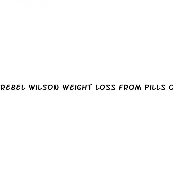 rebel wilson weight loss from pills or not