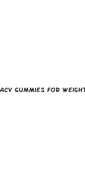 acv gummies for weight loss