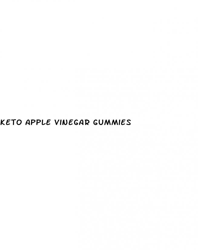 keto apple vinegar gummies