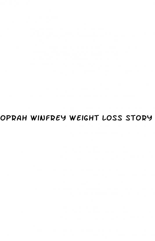 oprah winfrey weight loss story