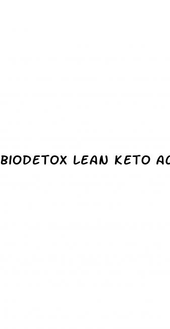 biodetox lean keto acv gummies