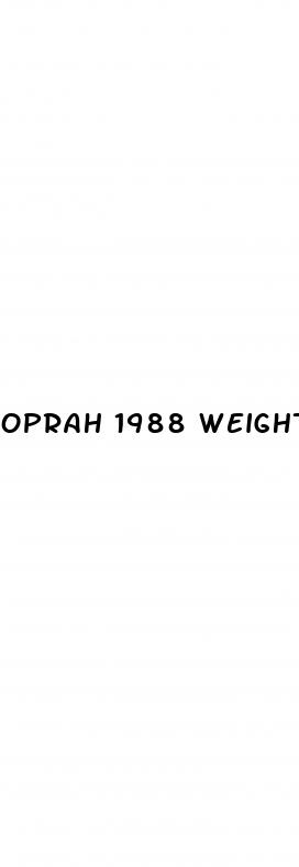 oprah 1988 weight loss