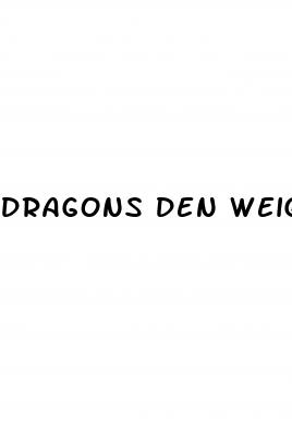 dragons den weight loss gummies