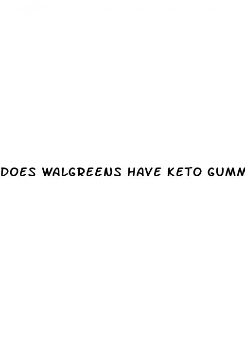 does walgreens have keto gummies