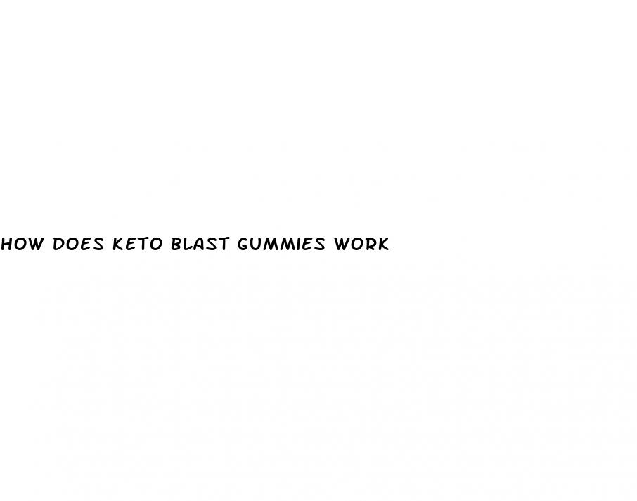 how does keto blast gummies work